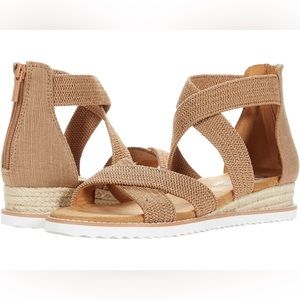 skechers desert kiss stretch strap sandals desert nights